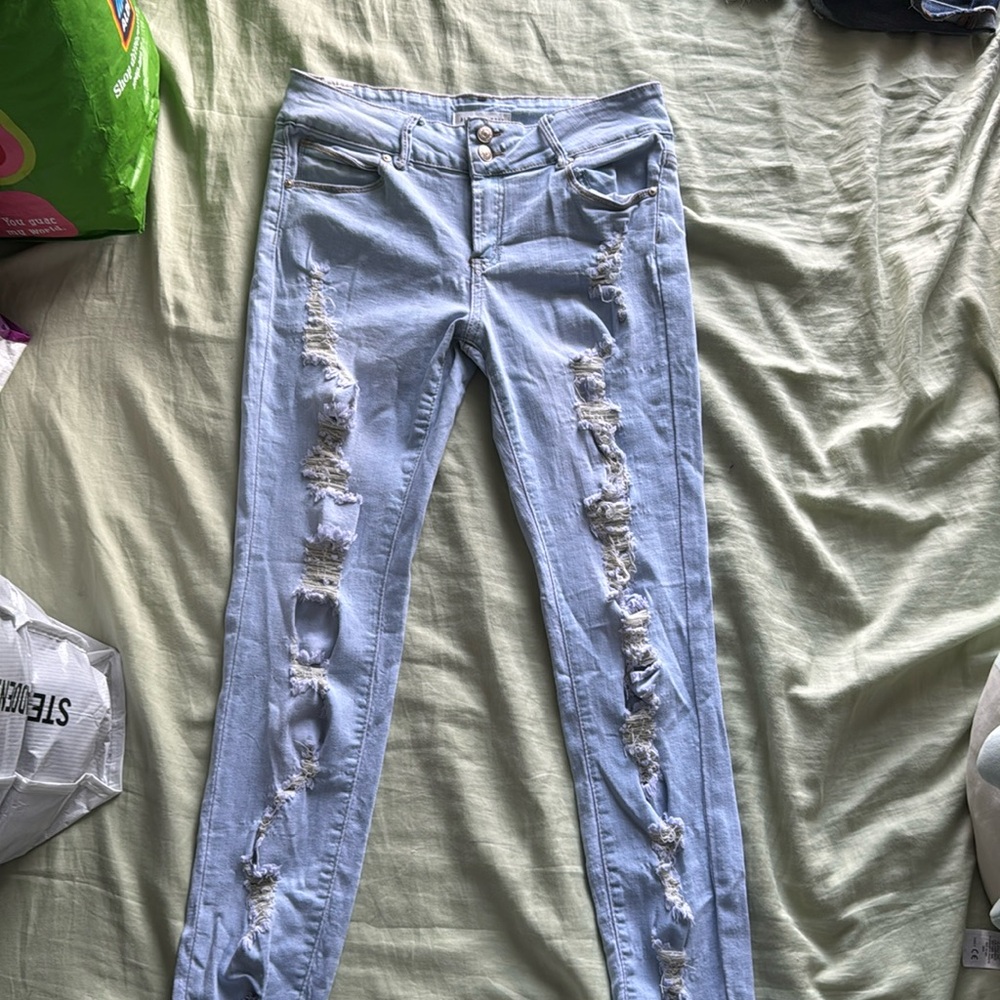 Light blue jeans